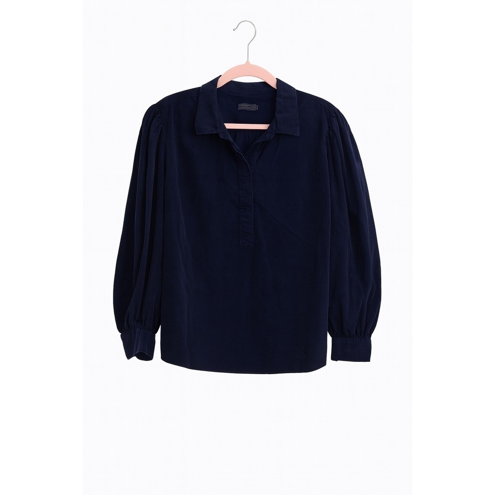 Vineyard Vines Navy Corduroy Tunic Top 2X Old Money Coastal Preppy Heritage